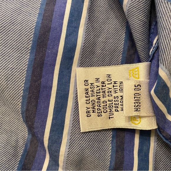 Bugatchi Uomo‎ Classic Fit Men’s XXL Blue Long Sleeve Button Shirt - Picture 7 of 7